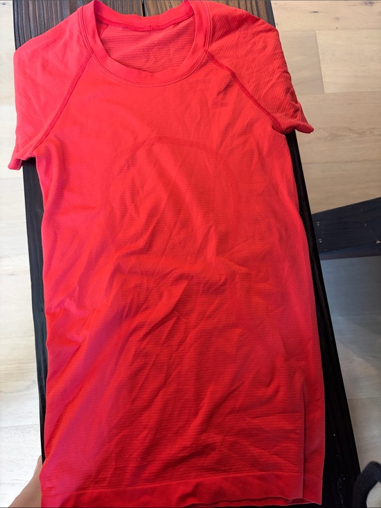 lululemon athletica Tops - lululemon athletica woman’s Coral-Red Short Sleeve Active Tee
